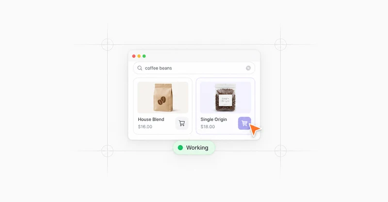 Visual representation of Agent screen