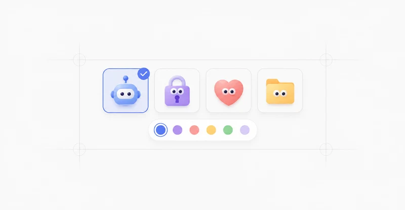 Visual representation of Character picker