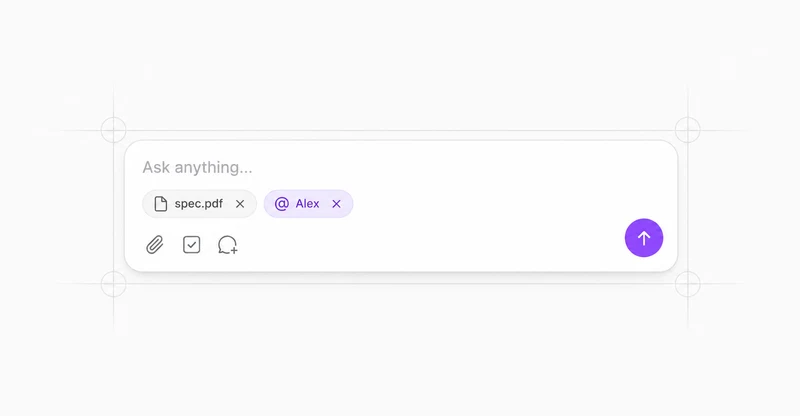 Visual representation of Chat composer