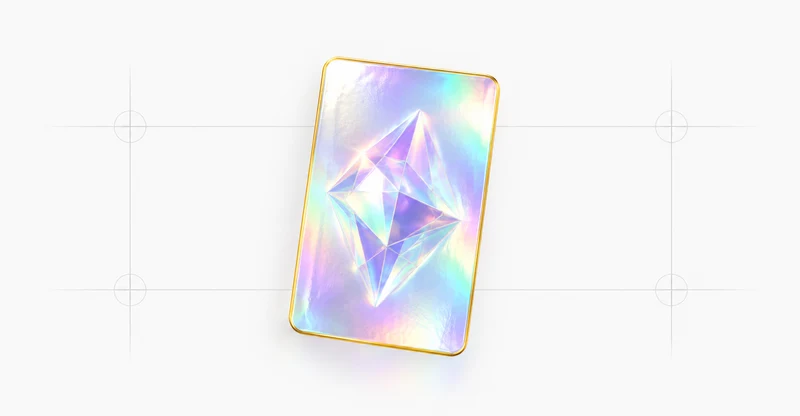Visual representation of Holo card
