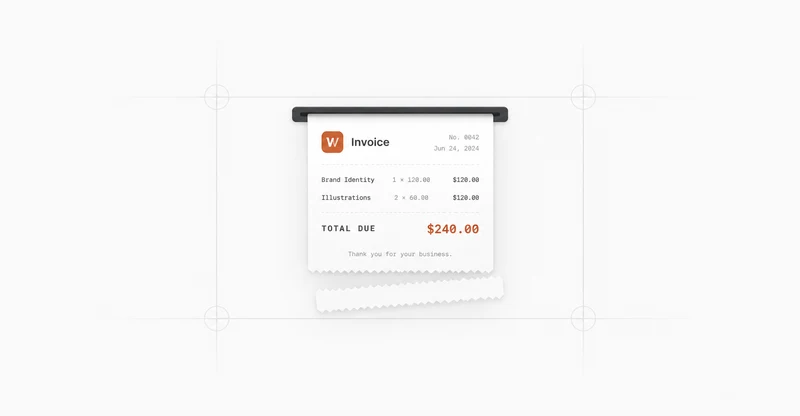 Visual representation of Invoice print