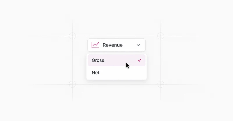 Visual representation of Metric picker