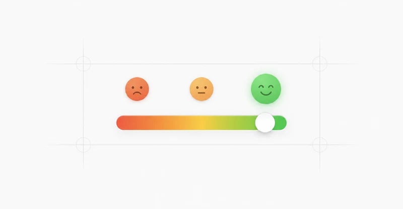 Visual representation of Mood slider