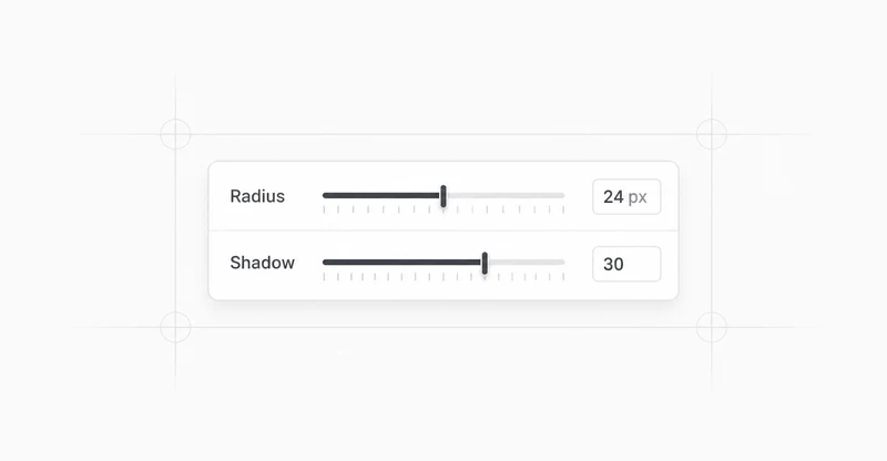 Visual representation of Scrub slider