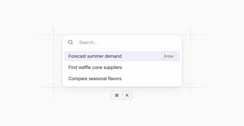 Visual representation of Search palette