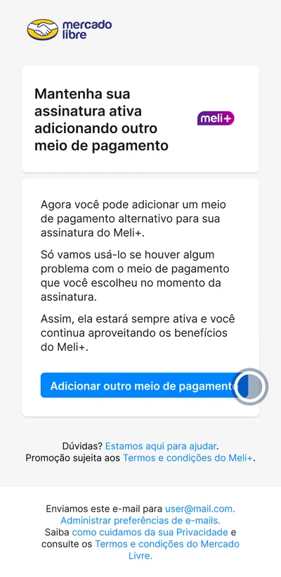 Step 2: Email aberto