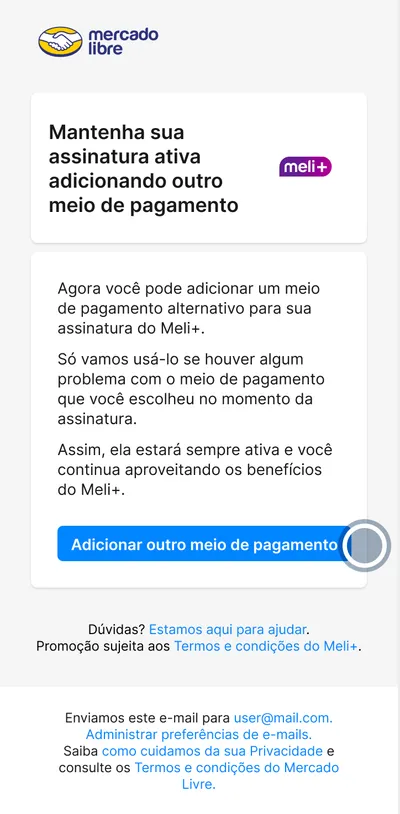 Step 2: Email aberto