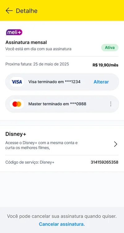 Step 7: Cartão adicionado